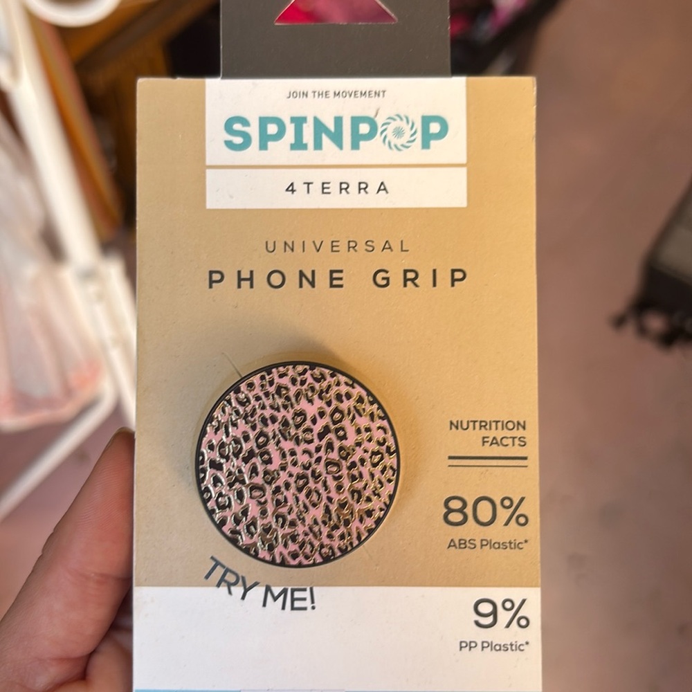 Leopard Print Phone Grip